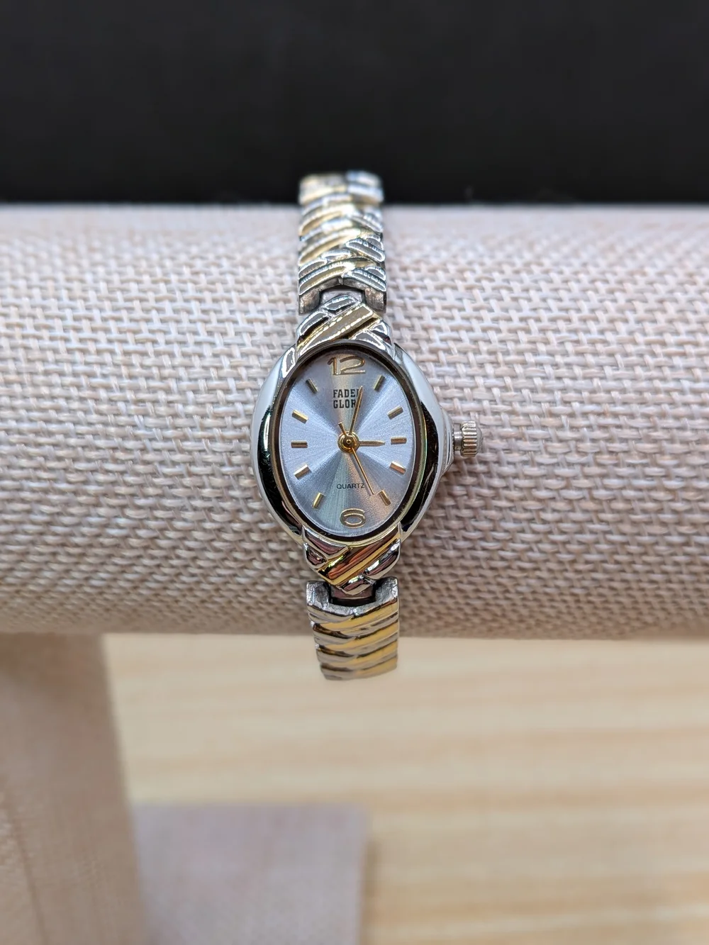 Two-Tone Bracelet Watch - Faded Glory Quartz (Silver & Gold)